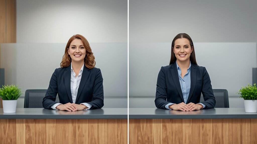 Comparison with In-House Receptionists